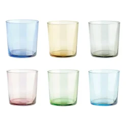 Best Aida Café drinking glass multi, 6-pack Transparent