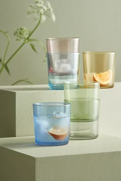 Best Aida Café drinking glass multi, 6-pack Transparent