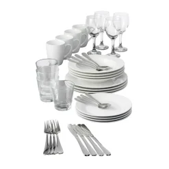 Table Settings & Starter Sets^Aida Café serviette set 40 pieces, 40 pieces White