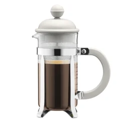 Hot Bodum Caffettiera coffee press , 3 cups White