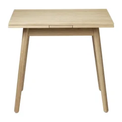 Best FDB Møbler C35AH dining table dutch extract 82x82 cm, Oak nature-oak nature lacquered Brown