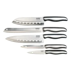 Online Dorre Calgary knife set 5 pieces, Stainless steel Silver-coloured