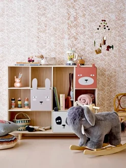 Bloomingville Calle bookshelf 89.5x107 cm 3 drawers, Nature BeigeMulti