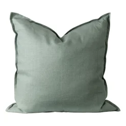 Cushion Covers^Scandi Living Calm pillow case linen 50x50 cm, Smokey Blue