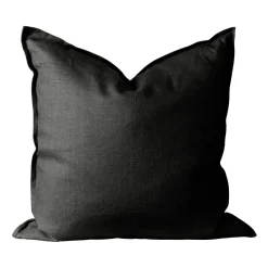 Best Scandi Living Calm pillow case linen 50x50 cm, Carbon Black