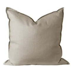 Cushion Covers^Scandi Living Calm pillow case linen 50x50 cm, Sand Beige