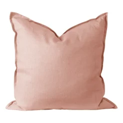 Clearance Scandi Living Calm pillow case linen 50x50 cm, Dusty Rose Pink