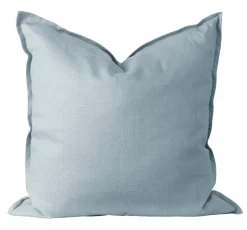 Cushion Covers^Scandi Living Calm pillow case linen 50x50 cm, Sky Blue