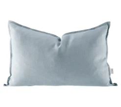 Cushion Covers^Scandi Living Calm pillow case linen 40x60 cm, Sky Blue