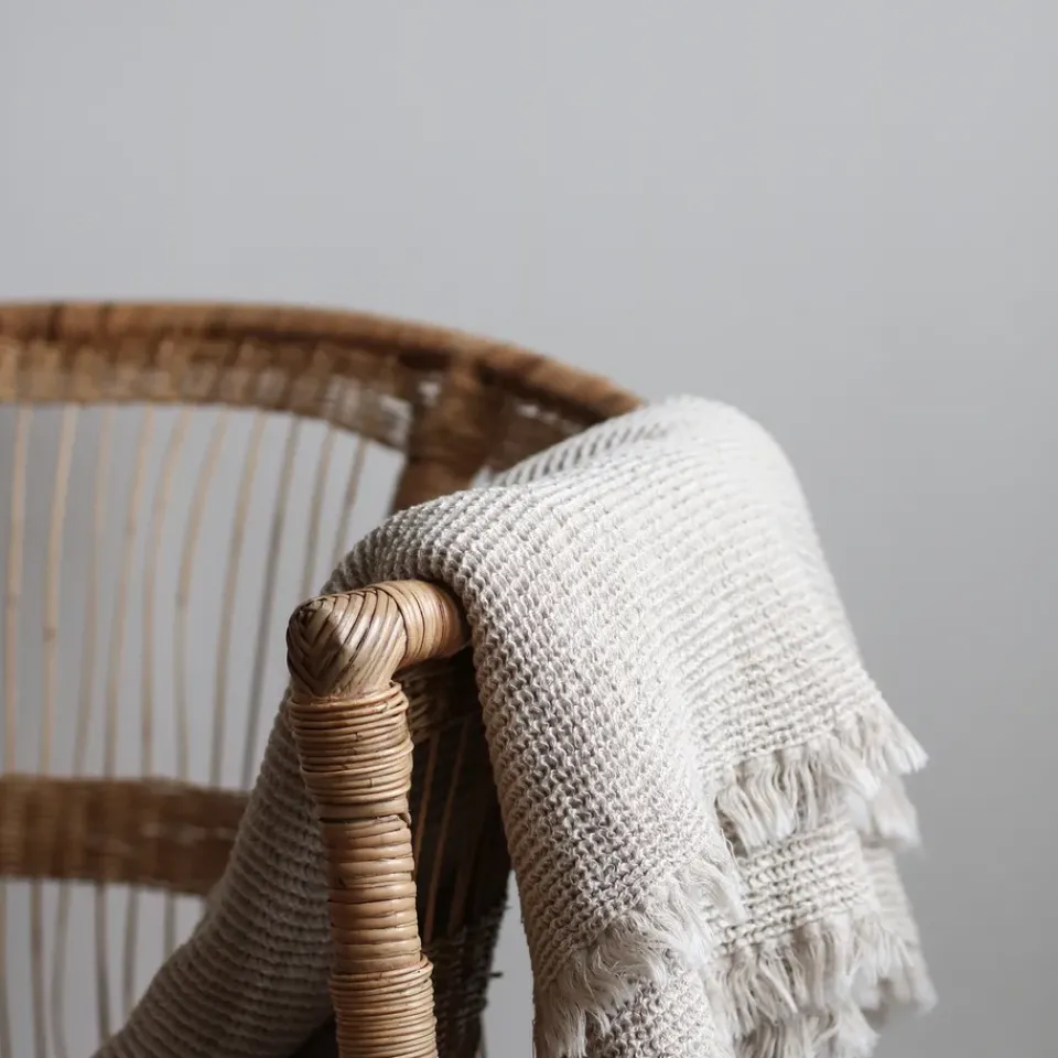 Outlet Tell Me More Calma throw 140x200 cm, Beige