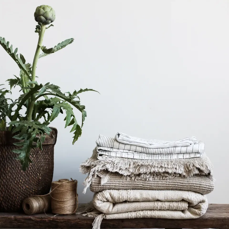 Outlet Tell Me More Calma throw 140x200 cm, Beige