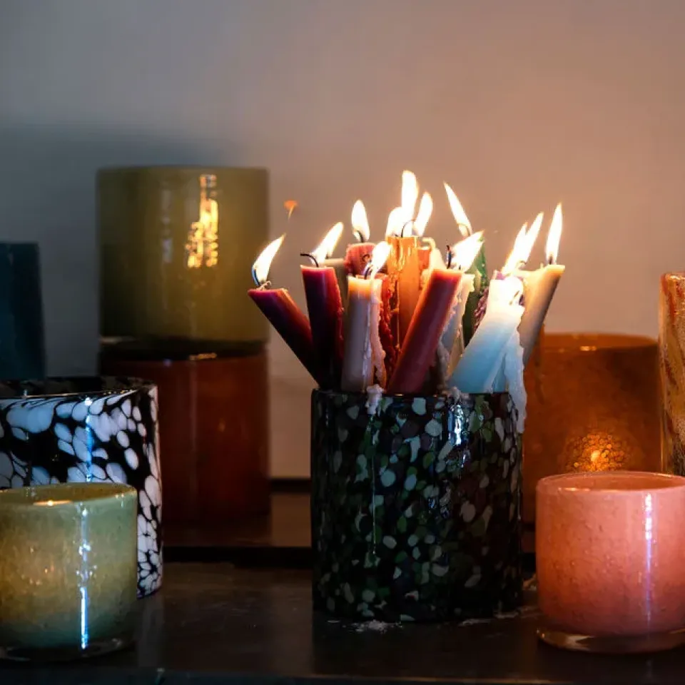 Tea Light Holders, Lanterns & Candle Dishes^Byon Calore tealight holder XS 10 cm, Green