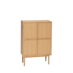 Hot Hübsch Candour cabinet, Oak Beige