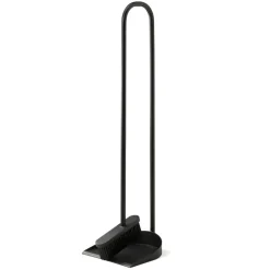 Northern Cane broom and dustpan, Black