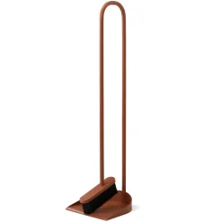 Best Northern Cane broom and dustpan, rust Red