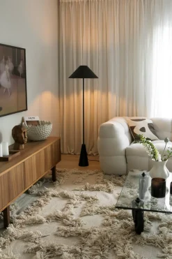 Floor Lamps^Globen Lighting Cannes floor lamp 140 cm, Black