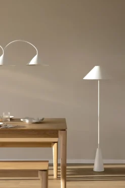 Floor Lamps^Globen Lighting Cannes floor lamp 140 cm, White