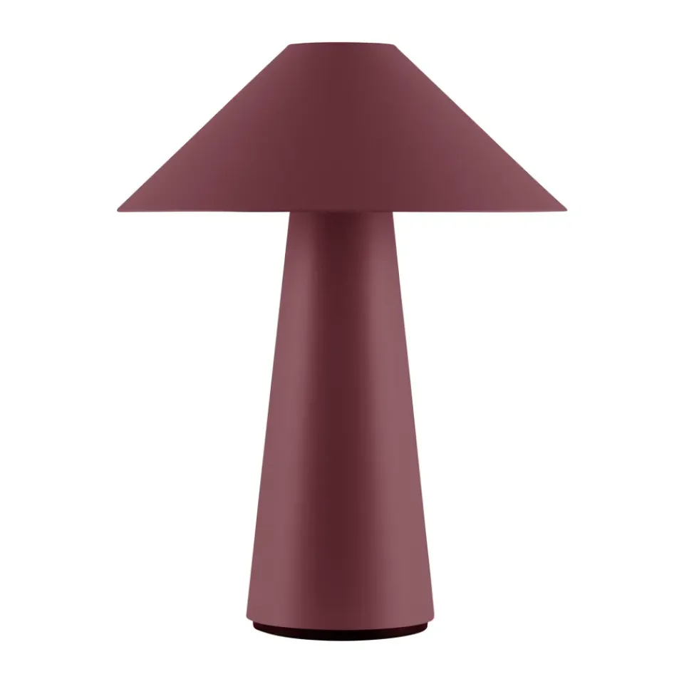 Outlet Globen Lighting Cannes portable table lamp, Burgundy Red