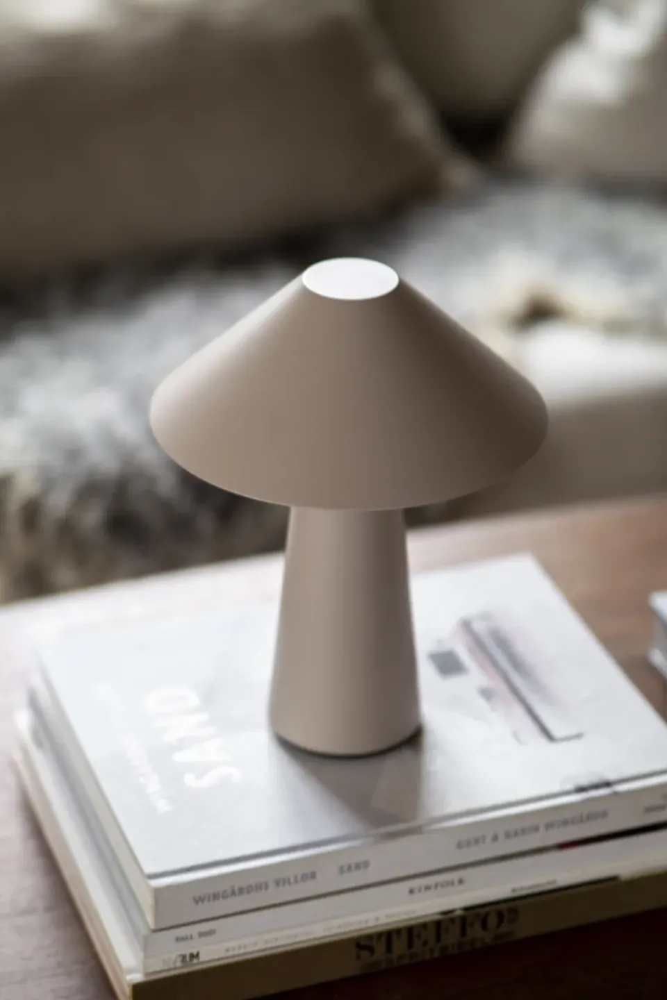 Online Globen Lighting Cannes portable table lamp, Mud Beige