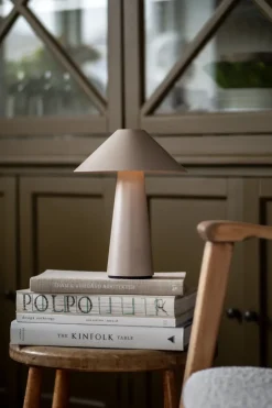 Online Globen Lighting Cannes portable table lamp, Mud Beige
