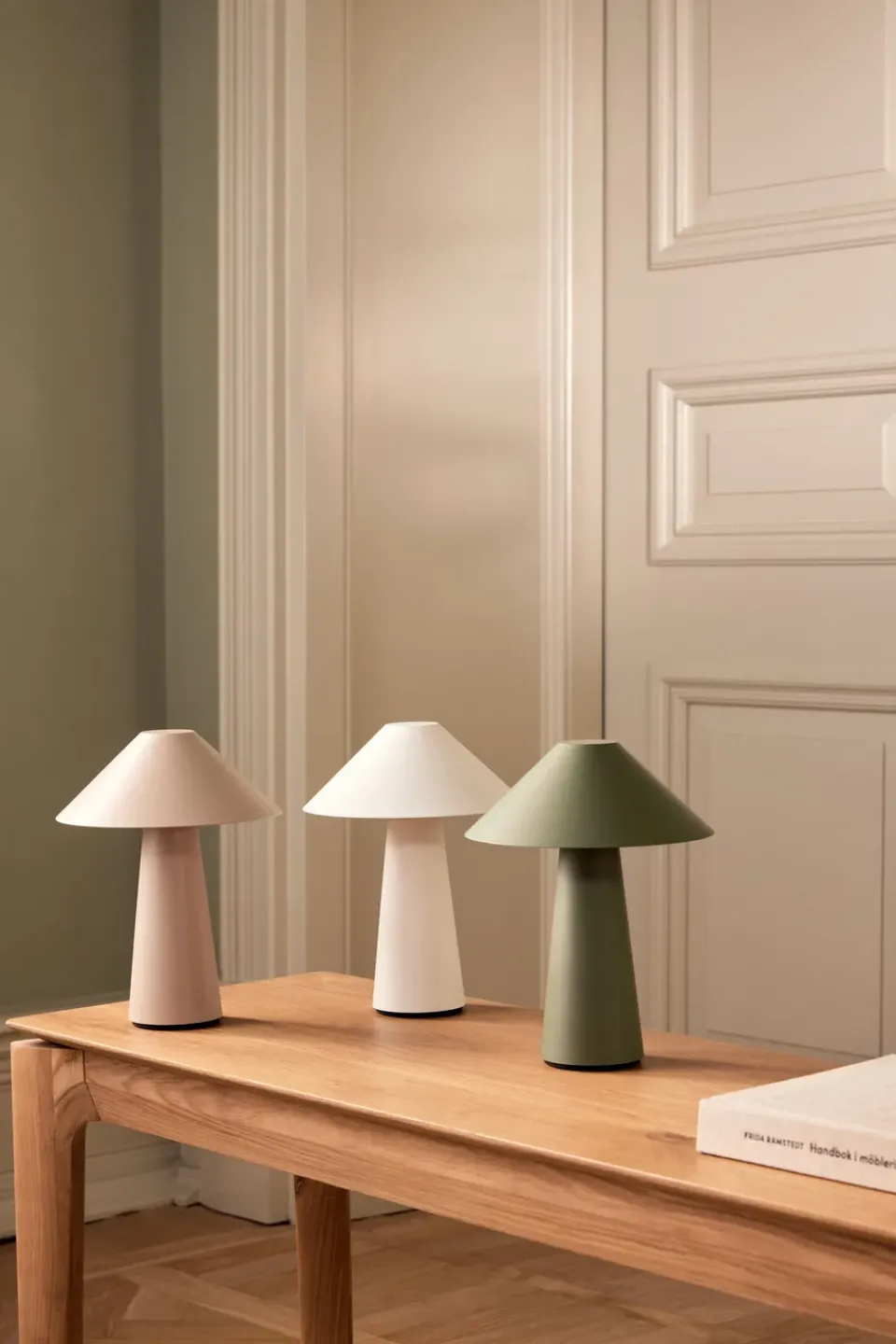Online Globen Lighting Cannes portable table lamp, Mud Beige