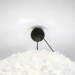 Lamp Hooks & Suspensions^Umage Cannonball ceiling cup with cord, Black