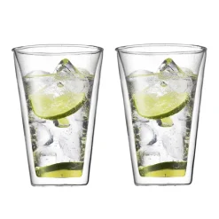 Drinking Glasses & Tumblers^Bodum Canteen double wall glass 2-pack, 0.4 l Transparent