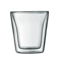 Best Bodum Canteen double wall glass 2-pack, 0.1 l Transparent