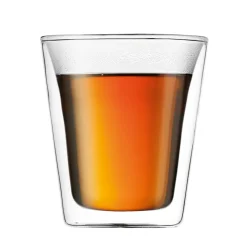 Discount Bodum Canteen double wall glass 2-pack, 0.2 l Transparent