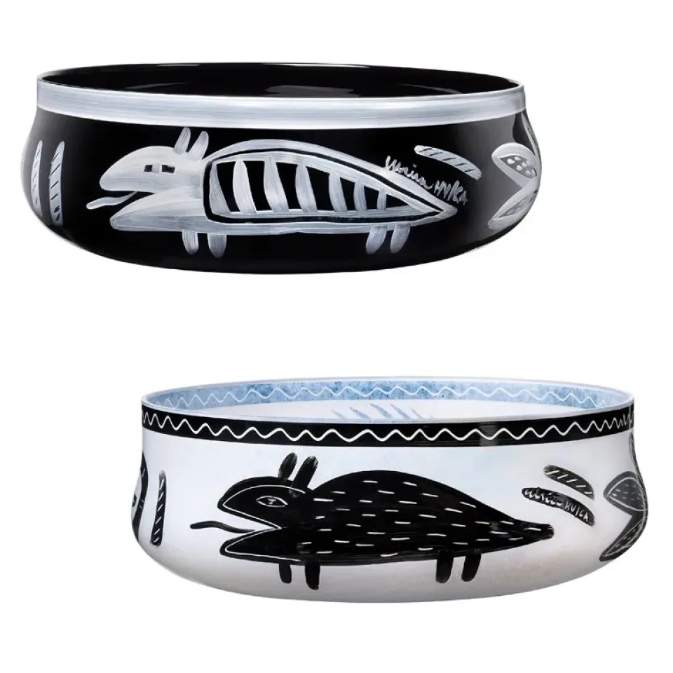 Decorative Bowls|Fruit Bowls^Kosta Boda Caramba plate, White