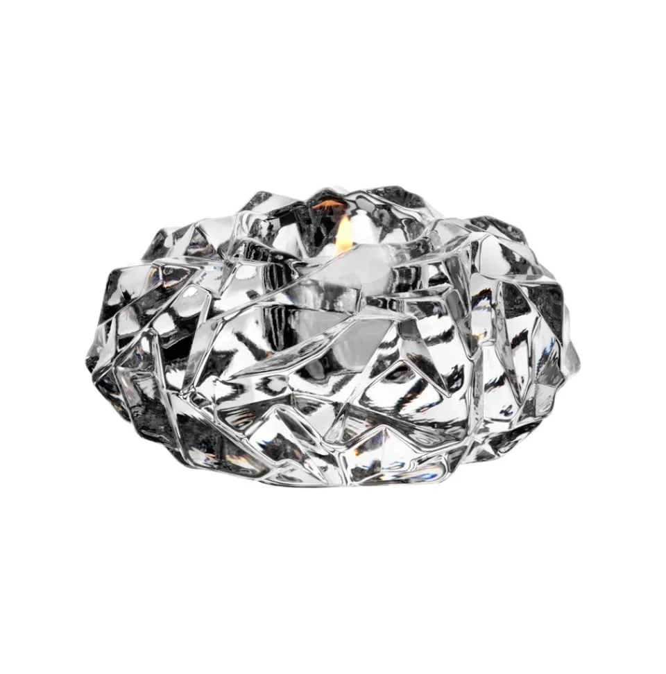 Tea Light Holders, Lanterns & Candle Dishes^Orrefors Carat votive, small Transparent