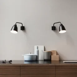 Reading Lamps|Bedside Lamps^Fritz Hansen Caravaggio Read wall lamp, Black