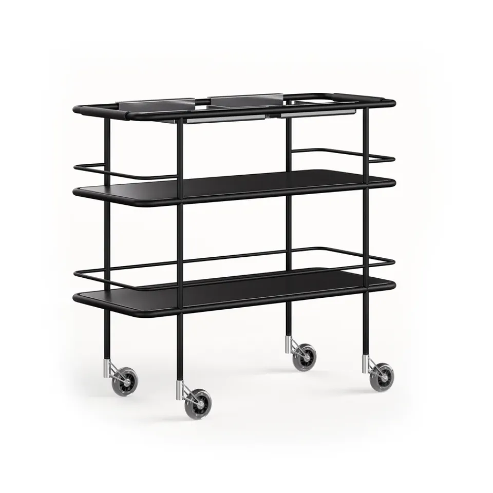 Serving Trolleys^Lammhults Cargo Support serving trolley, Black