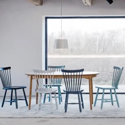 Dining Tables^Stolab Carl dining table Ø115. divided, Oak - natural oil Brown