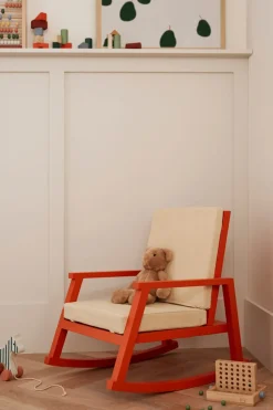 Best Kid's Concept Carl Larsson rocking chair, Orange-nature OrangeBeige