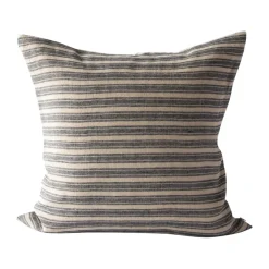 New Tell Me More Carla cushion cover 50x50 cm, Denim stripe BeigeGrey