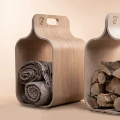 Magazine Racks^Muurla Carrier newspaper holder, Oak Beige