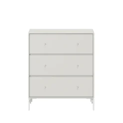 Outlet Montana Carry dresser, Nordic 09, lacquered legs in snow Grey