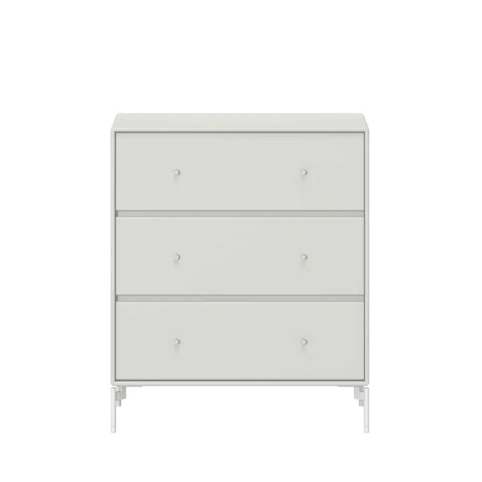 Outlet Montana Carry dresser, Nordic 09, lacquered legs in snow Grey