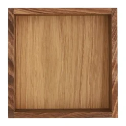 Boxes & Jars^Scandi Living Carve storage box 15 cm, Dark stained oak Brown
