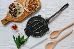 Other Kitchen Utensils^Victoria Cast iron tortilla press 20 cm, Black