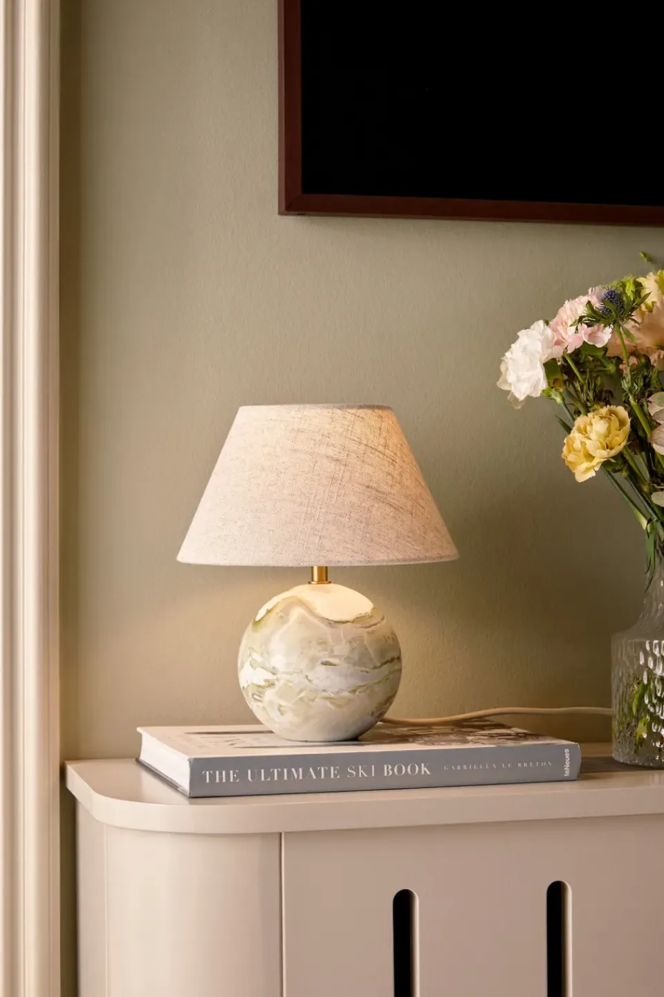 New Globen Lighting Castello 24 table lamp, Green