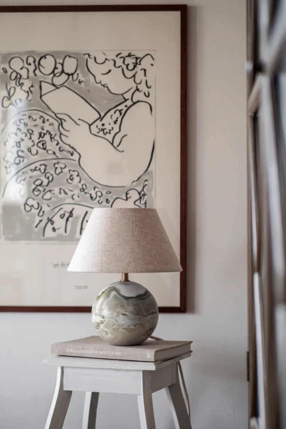New Globen Lighting Castello 24 table lamp, Green