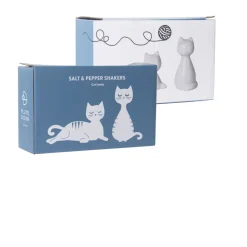 Pluto Design Cat salt & pepper mills, White