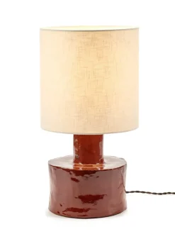 Clearance Serax Catherine table lamp 47 cm, Red-white RedWhite