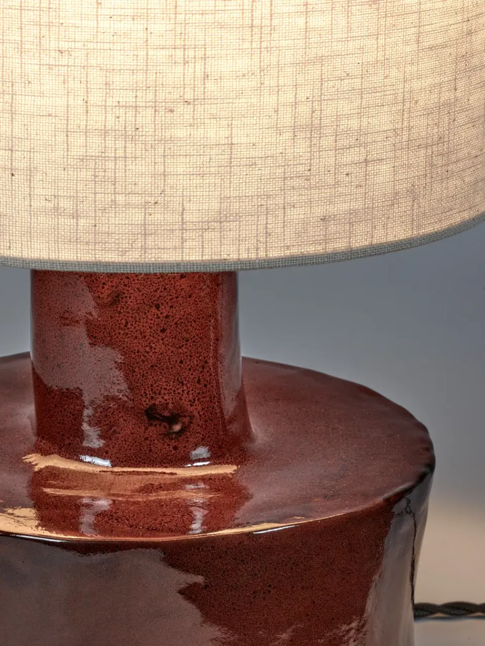 Clearance Serax Catherine table lamp 47 cm, Red-white RedWhite