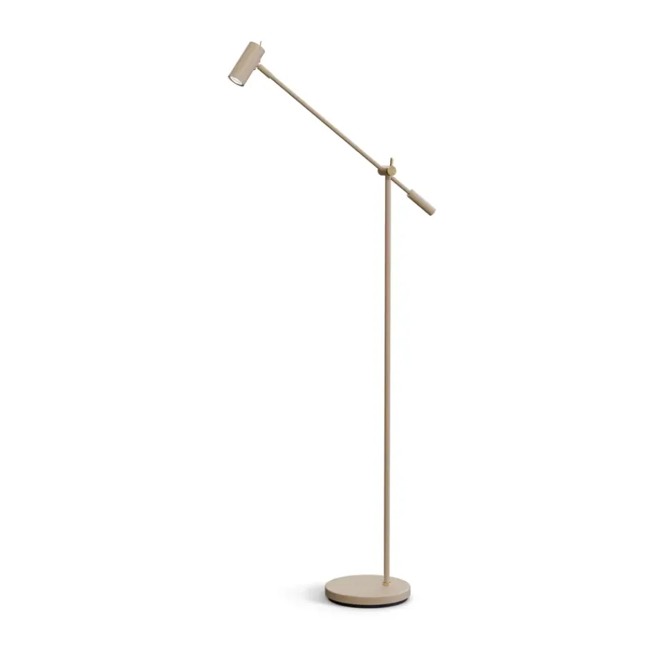 Discount Belid Cato floor lamp 134 cm, Nougat-brass Brown