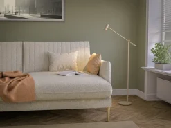 Discount Belid Cato floor lamp 134 cm, Nougat-brass Brown