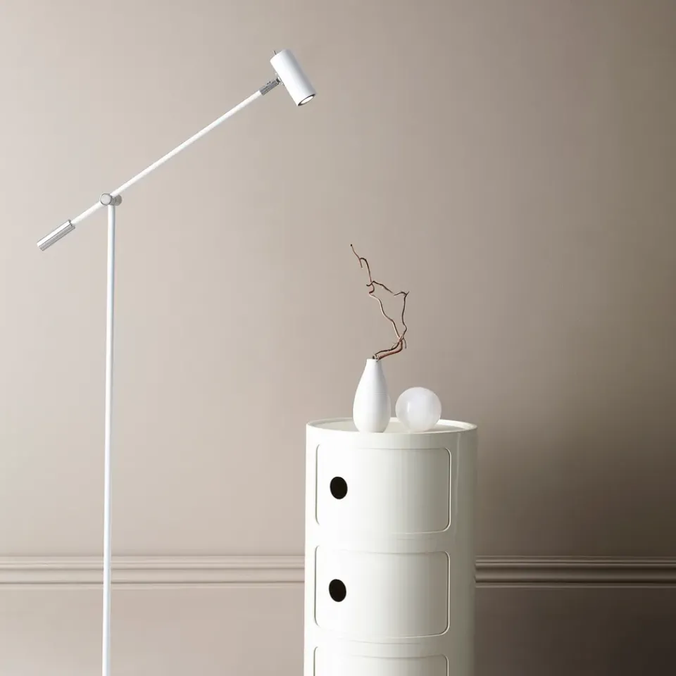Reading Lamps|Floor Lamps^Belid Cato floor lamp, matte White