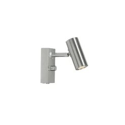 Bedside Lamps^Belid Cato wall lamp, aluminum Silver-coloured